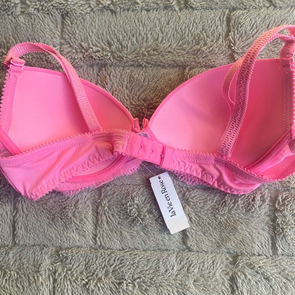 La Vie en Rose Pink Bra - Picture 5 of 6